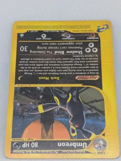 Umbreon 041/147 Aquapolis Non-Holo Ultra Rare Pokemon TCG Nintendo Eevee LP - Image 4