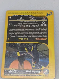 Umbreon 041/147 Aquapolis Non-Holo Ultra Rare Pokemon TCG Nintendo Eevee LP - Image 4
