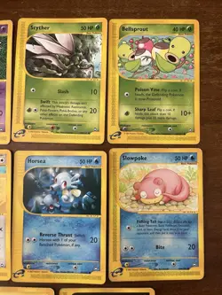 Lotto 11 Carte Set Aquapolis E-Series Pokemon Magnemite Dodrio Drowzee Togepi - Image 3