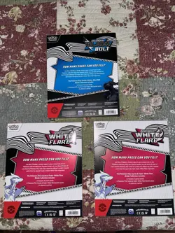 Pokemon TCG Scarlet And Violet Black Bolt White Flare Binder Collection - Image 2