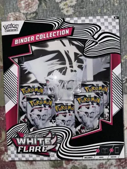 Pokemon TCG Scarlet And Violet Black Bolt White Flare Binder Collection - Image 3