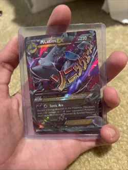 Mega M Latios EX 59/108 Pokemon TCG Roaring Skies Set Holo Ultra Rare 2015 - Image 1