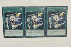 Yugioh TCG Sky Striker Mecha- Hornet Drones 2025 JUSH-EN053 Rare Play Set Of 3 - Image 1