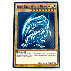 Yugioh! TCG Card: Blue-Eyes White Dragon - LDK2-ENK01 Common 1st Edition LP - Image 1