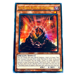 Yugioh TCG Card: The Black Stone of Legend LDK2-ENJ05 - 1st Ed. Ultra Rare - NM - Image 1