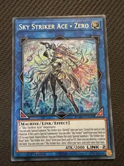Sky Striker Ace = Zero (Euro Print) DUAD-EN049 1st Edition Secret Rare Yugioh - Image 1
