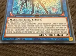 Sky Striker Ace = Zero (Euro Print) DUAD-EN049 1st Edition Secret Rare Yugioh - Image 2