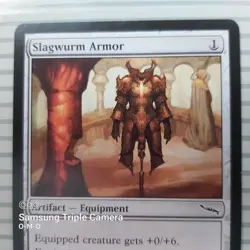 Magic: The Gathering Card - Mirrodin ~ Common ~ Slagwurm Armor - Image 2