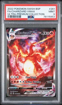 Charizard VMAX Ultra Premium Collection PSA9 English Version Pokemon Card - Image 1