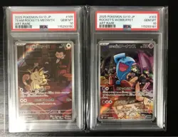 PSA10 Meowth Team Rocket Sakura Japanese Card Collectible Pokemon - Image 1