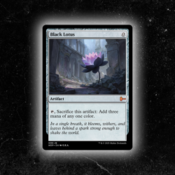 Black Lotus - Custom Magic: The Gathering Card - High-Quality - Image 1