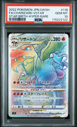 Charizard Vstar HR Psa10 Pokemon Card - Image 1