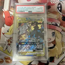 Reshiram Zekrom GX RR Psa10 Pokemon Card Gem Mint - Image 1