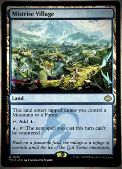 Magic the Gathering Mistrise Village Tarkir: Dragonstorm MTG Reg 261 Rare - Image 1