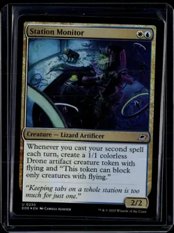 Station Monitor - 230 - Foil - EOE - NM - MTG Magic the Gathering - Image 1