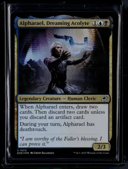 Alpharael, Dreaming Acolyte - 212 - Foil - EOE - NM - MTG Magic the Gathering - Image 1