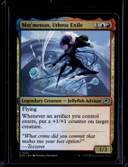 Mm'Menon, Uthros Exile - 221 - EOE - NM - MTG Magic the Gathering - Image 1
