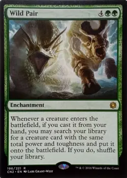 196/221 WILD PAIR RARE CONSPIRACY: TAKE THE CROWN MTG CARD - Image 1