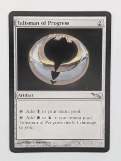 Talisman of Progress - NM - Mirrodin - MTG - Image 1