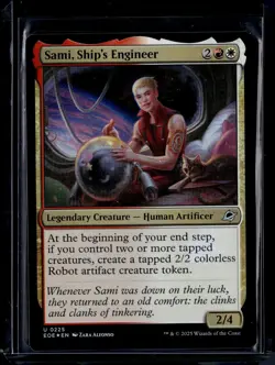 Sami, Ship's Engineer - 225 - Foil - EOE - NM - MTG Magic the Gathering - Image 1