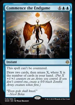 Commence the Endgame -Foil Near Mint MTG War of the Spark - Image 1
