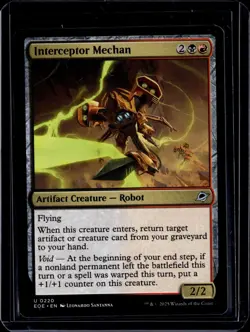 Interceptor Mechan - 220 - EOE - NM - MTG Magic the Gathering - Image 1