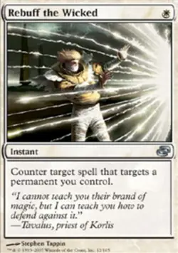 MTG magic cards 1x Rebuff the Wicked Planar Chaos Light Play, English - Image 1