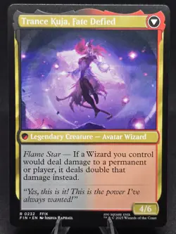 MTG Kuja, Genome Sorcerer Trance Kuja, Fate Defied 0232 Final Fantasy Rare NM - Image 2