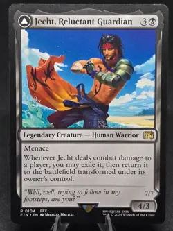 MTG Jecht, Reluctant Guardian Braska's Final Aeon 0104 Final Fantasy Rare NM - Image 1
