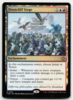 MTG Frostcliff Siege R Tarkir: Dragonstorm 187 LP - Image 1