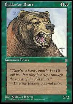 Balduvian Bears - Medium Play MTG Ice Age - Image 1
