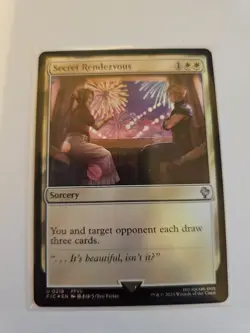 Secret Rendezvous FOIL 0218 MTG FIC Nm/M - Image 1