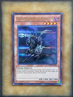 Yugioh Doomcaliber Knight DUSA-EN056 Ultra Rare 1st Ed NM - Image 1