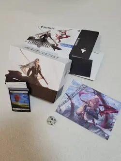 Final Fantasy MTG Bundle, Includes Dice, Lands And Box (No Packs) - Image 1