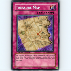 Yugioh Treasure Map DPK-ENSE2 Limited Edition Secret Rare Holo - NM 💎 - Image 1
