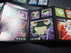 Pokemon Card Coris Promo Non Holo Sticker x4 Gyarados Tyranitar Snorlax etc#4751 - Image 5