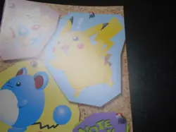 Pokemon Card Banpresto Notebook Not For Sale Pikachu Togepi Marill #588 - Image 4