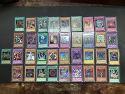 Vintage YuGiOh Card Lot of 38 | Conditions LP - HP | See Description for Details - Image 1