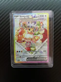 Pokemon SV: Scarlet & Violet Prismatic Evolutions SPC Eevee ex 174 Promo Card - Image 1