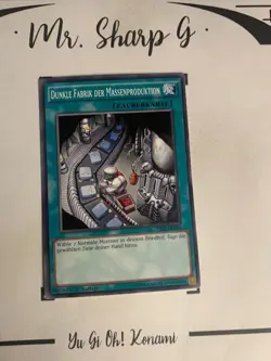 DUNKLE FABRIK DER MASSENPRODUKTION - 1. AUFLAGE YS14-DE029 DE Yu-Gi-Oh! CARD - Image 3