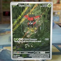 Pokemon Tapu Bulu Shrouded Fable Illustration Rare TCG Card 065/064 English - Image 1