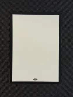 MTG - Blank Card Misprint with Rare Stamp (NM) Magic The Gathering - Image 1