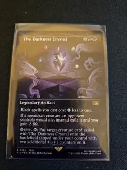 The Darkness Crystal Borderless FOIL MTG FIN Nm/M - Image 1