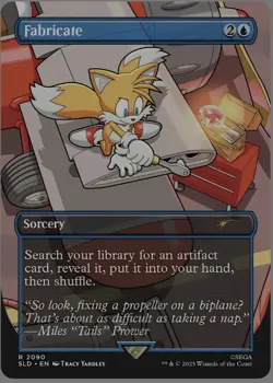 MTG Secret Lair X Sonic: Fabricate Non Foil Chasing Adventure | NM/Mint - Image 1