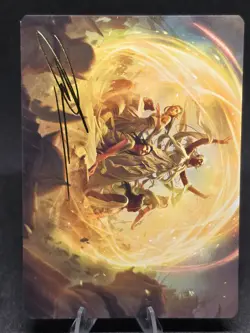 MTG Lord of the Rings Art Series Gold Stamped 73/81 NM - Image 1