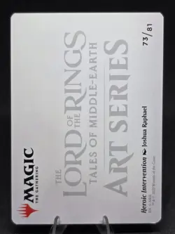 MTG Lord of the Rings Art Series Gold Stamped 73/81 NM - Image 2