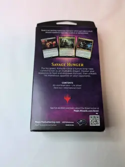 MTG Savage Hunger Brawl Deck Throne of Eldraine Magic the Gathering Sealed 630509829798 - Image 2