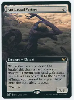 Anticausal Vestige Extended Art Foil 317 EOE NM/MT [Edge of Eternities:MTG] - Image 1