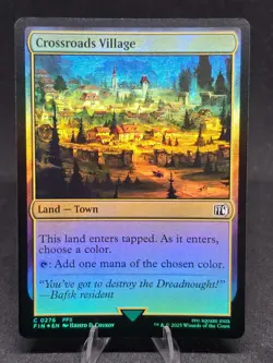 MTG Crossroads Village 0276 Final Fantasy Land Common Foil NM - Image 1