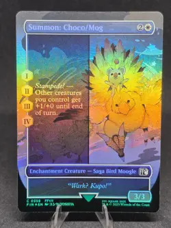 MTG Summon: Choco/Mog 0358 Final Fantasy Common Foil NM - Image 1